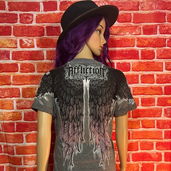 Affliction Women’s T-Shirt - Picture 3 of 14